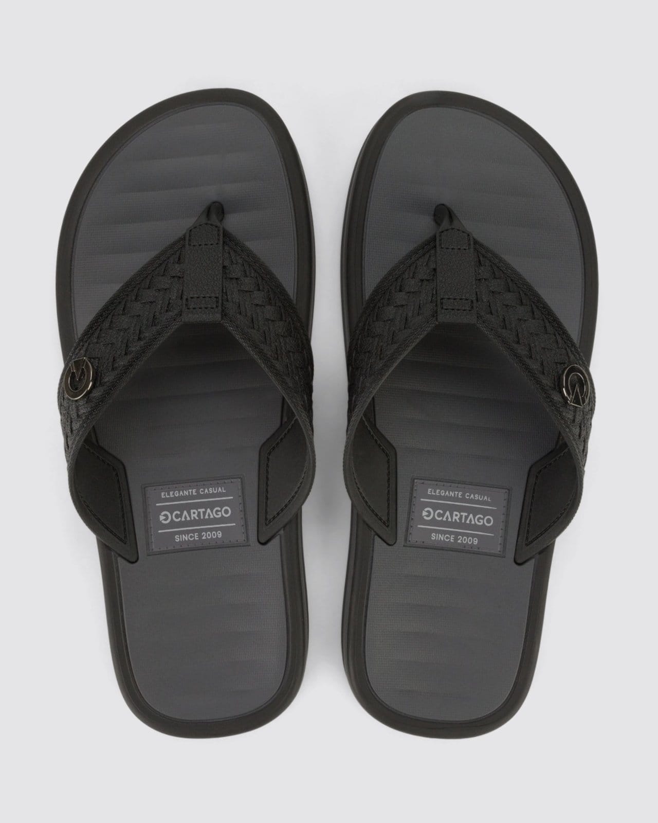Vista 2 Chinelo de dedo cartago Coimbra II CARTAGO preto