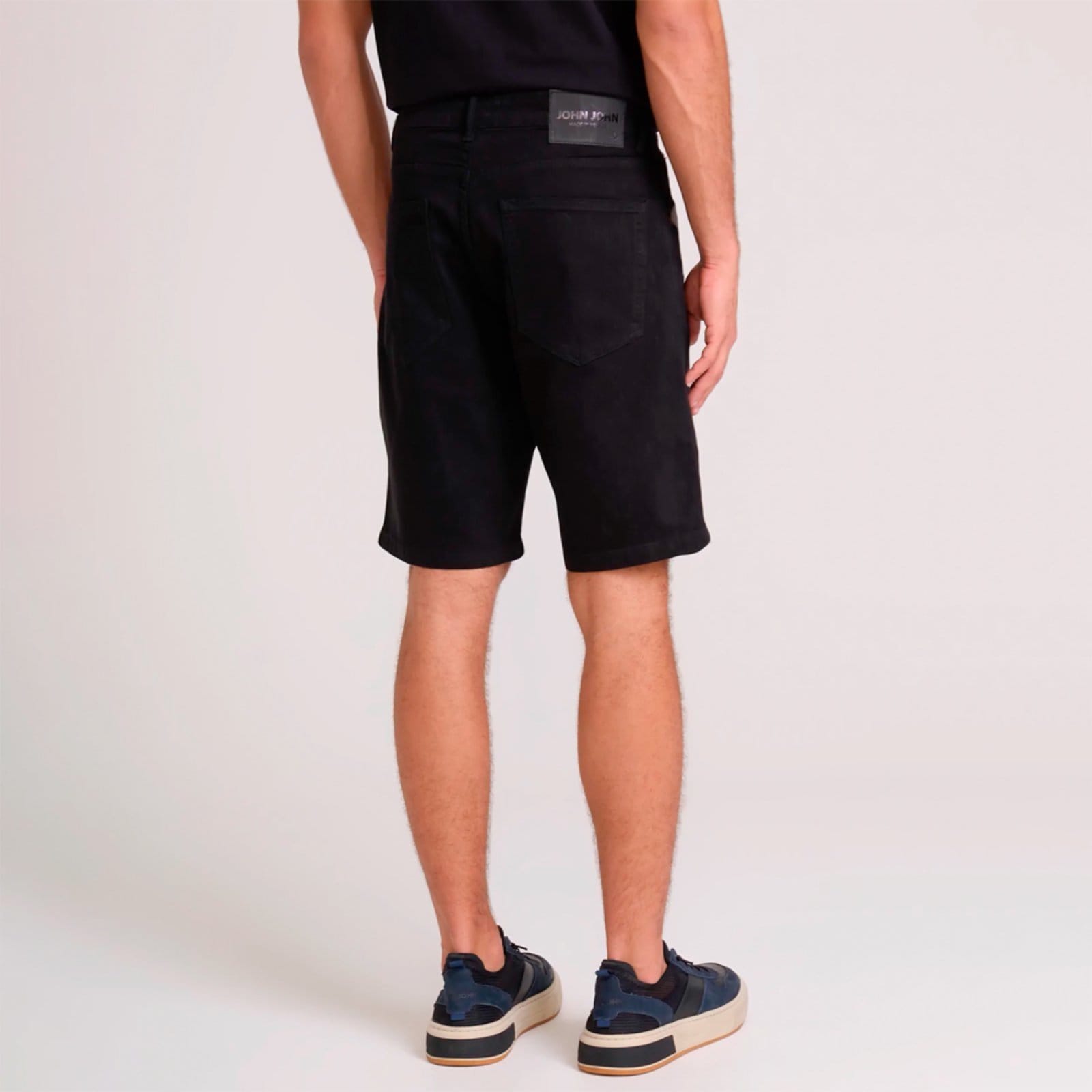 Vista 2 Bermuda Sarja John John Jogging Regular Ve26 Masculino John John preto