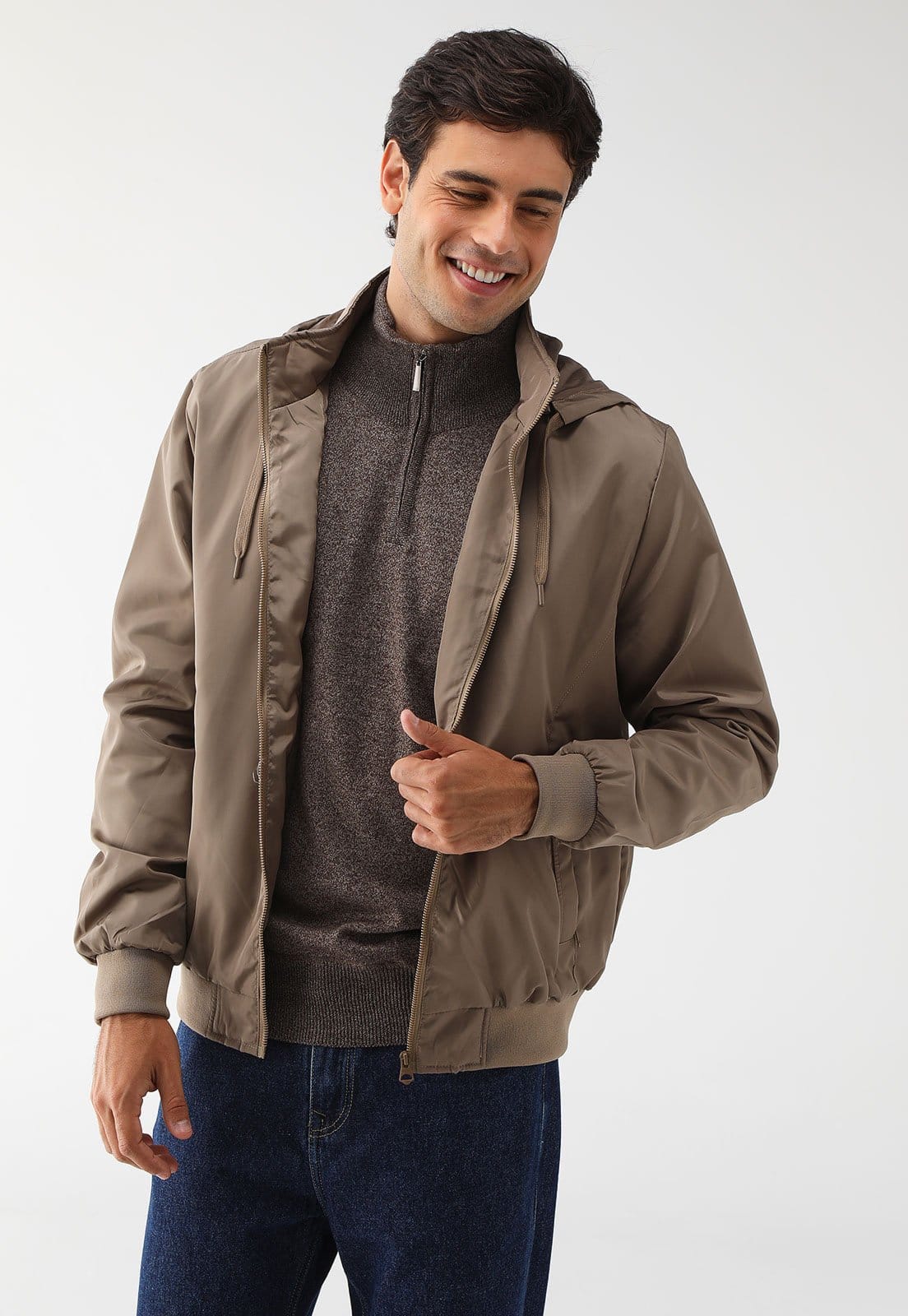 Jaqueta Corta Vento Broken Rules Com Capuz