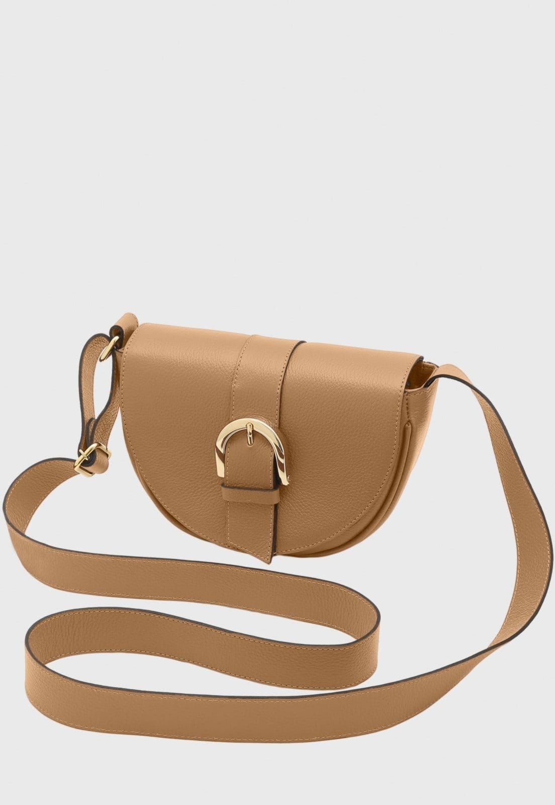 Bolsa Transversal Couro Mariart Olinda Avelã