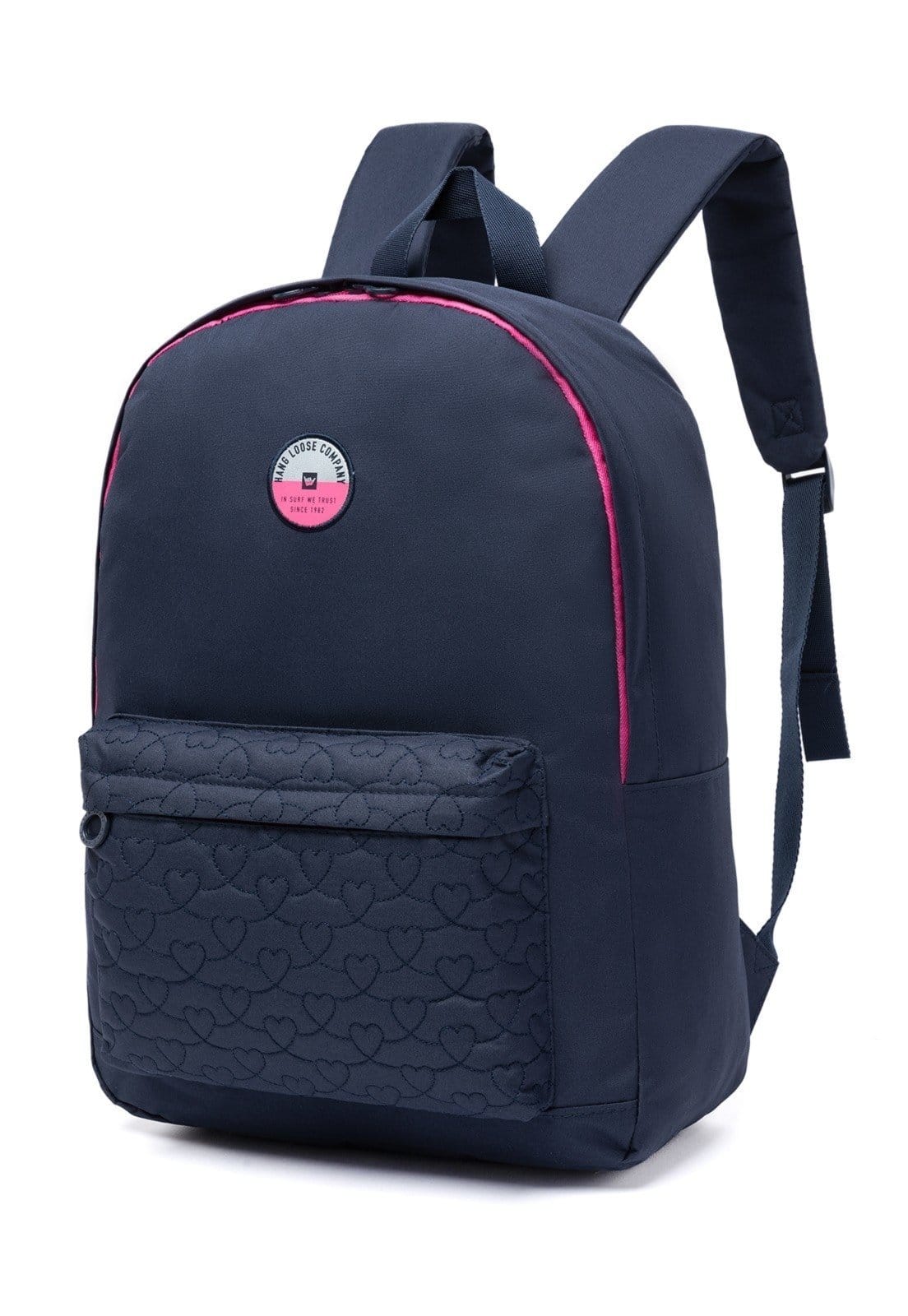 Vista 2 Mochila Feminina Casual Resistente Hang Loose azul