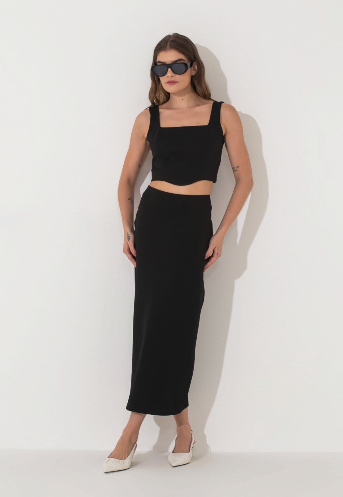 Saia Alfaiataria Traymon Com Fenda