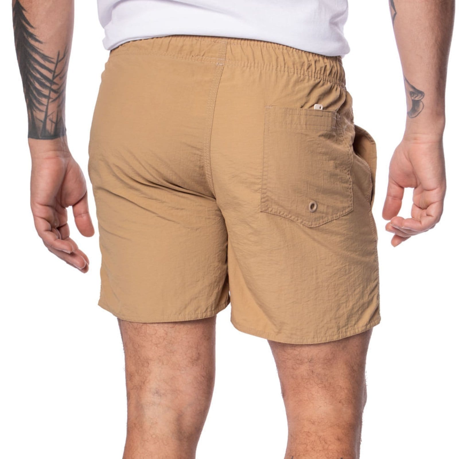 Vista 2 Short Masculino Dixie Tactel Secagem Rápida Caqui Dixie cáqui caqui