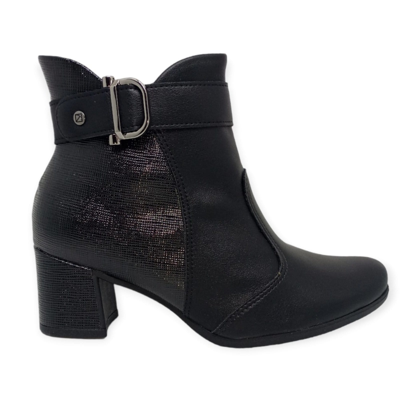 Vista 2 Bota Cano Curto Piccadilly 654035-5 Preta Piccadilly preto