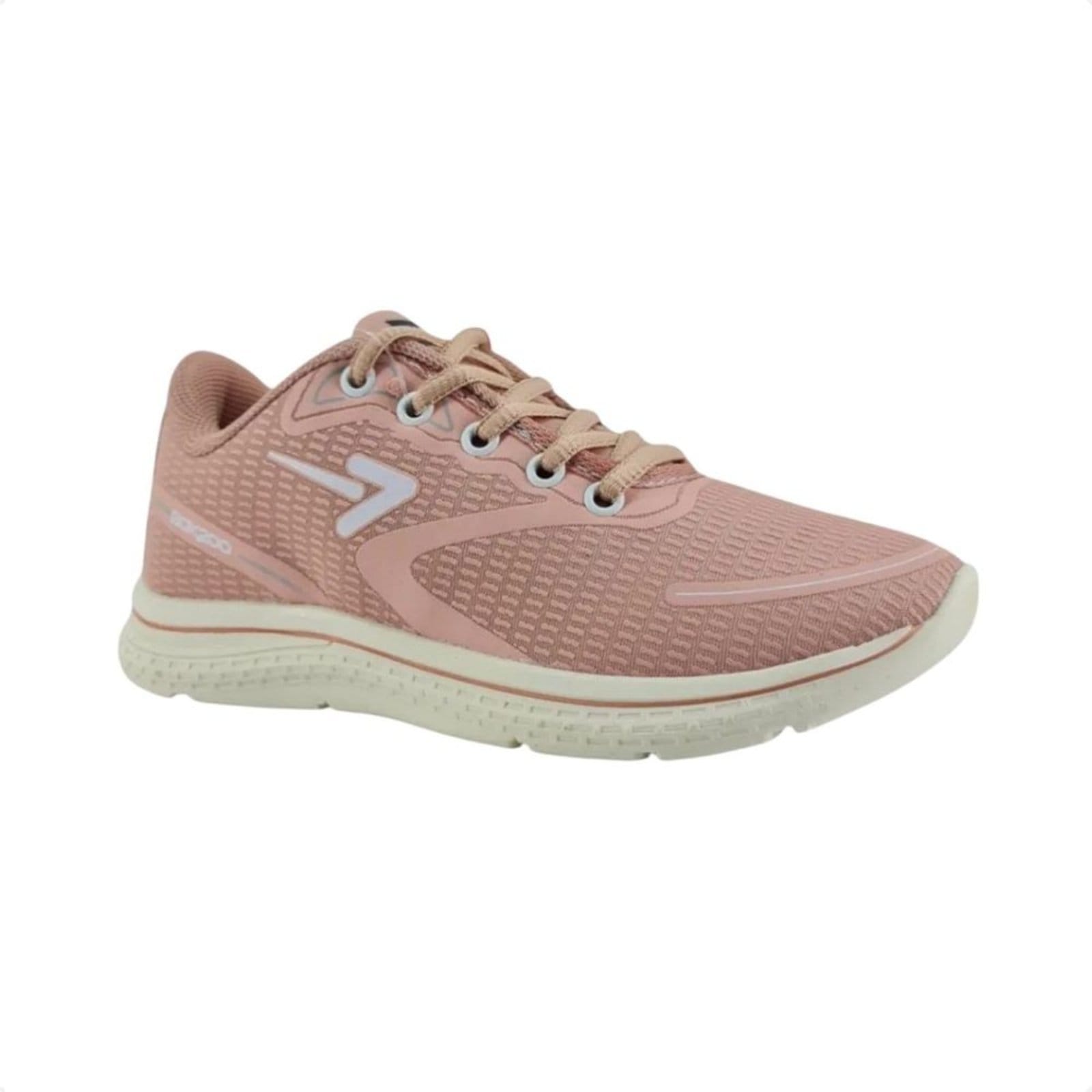 Vista 2 Tênis Running Feminino Box 200 Jogging Nude Box 200 rosa nude