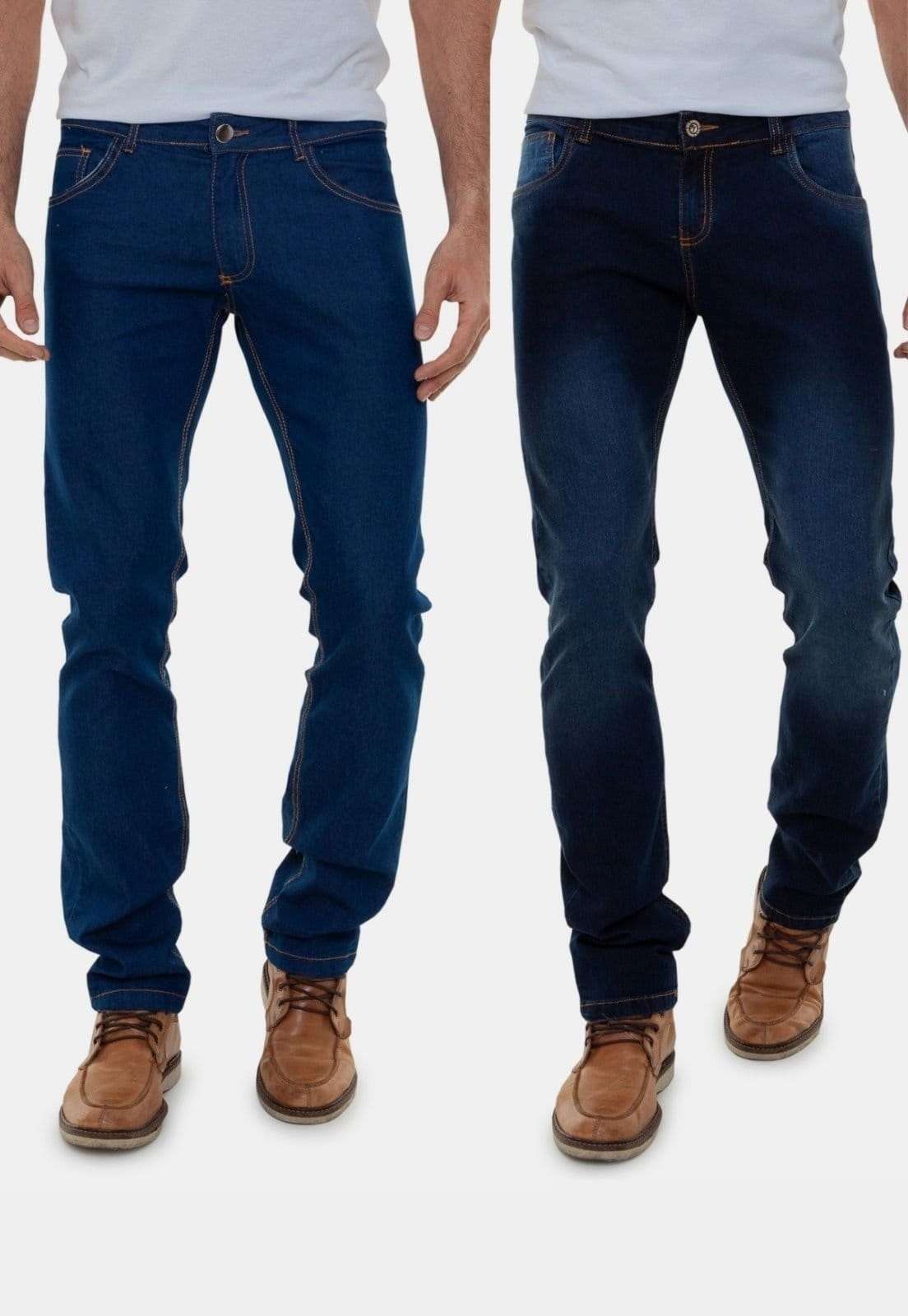 Kit Com 2 Calças Masculinas Jeans Premium Versatti Cunha