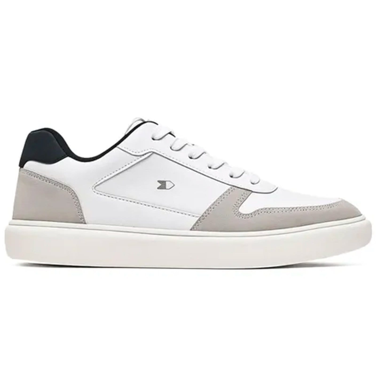 Vista principal Tênis Sapatenis Masculino Sandrini Evoke Lite Couro Sandrini branco