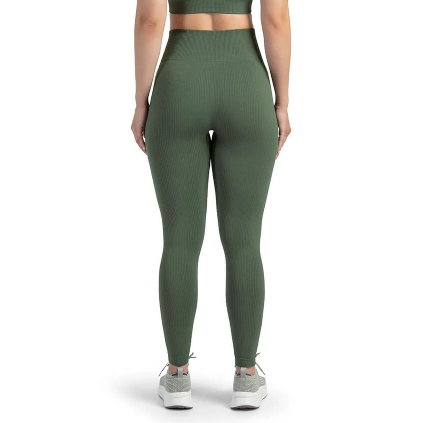 Vista 2 Legging Feminina Olympikus Knit Seamless OLYMPIKUS verde