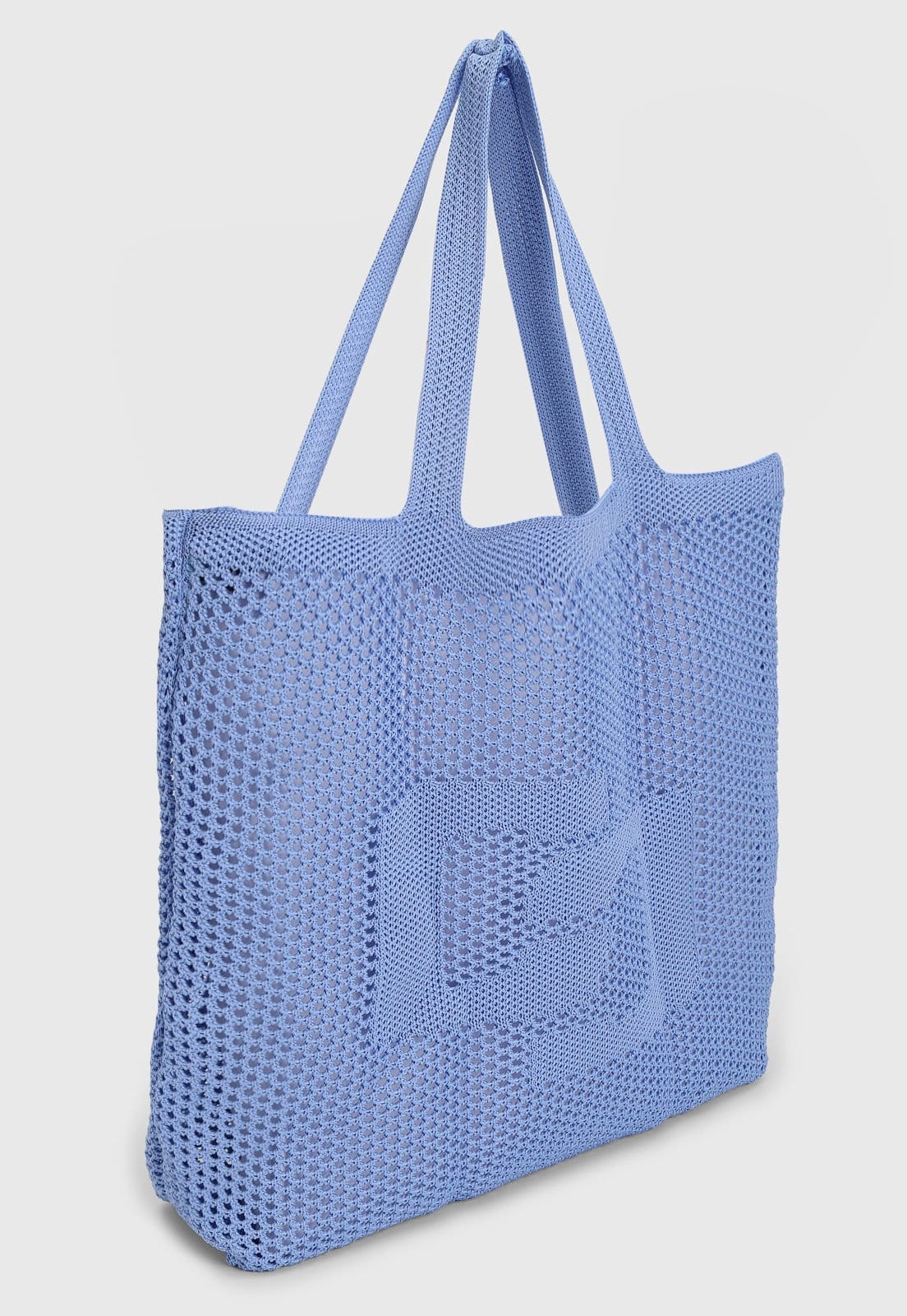 Vista 2 Bolsa Feminina Colcci Grande Trama Vazado Colcci azul