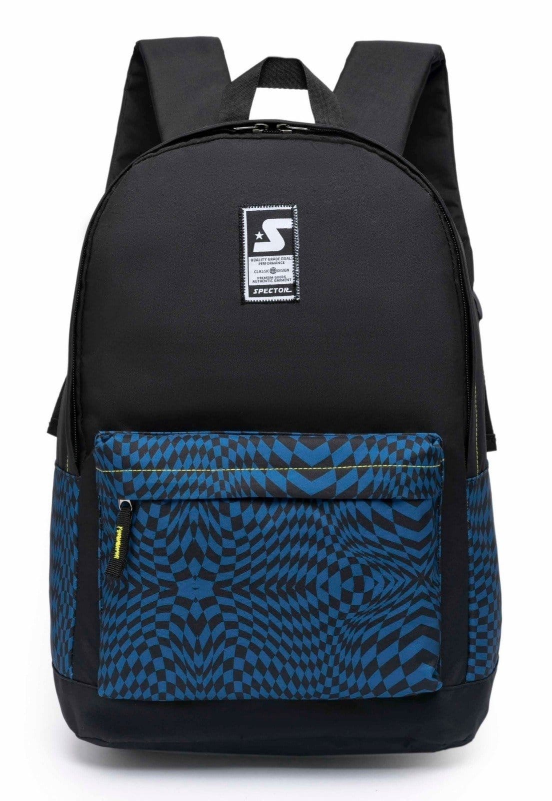 Vista principal Infantil - Mochila Bolsa Spector Escolar Masculina Espaçosa Reforçada Passeio Casual Spector preto