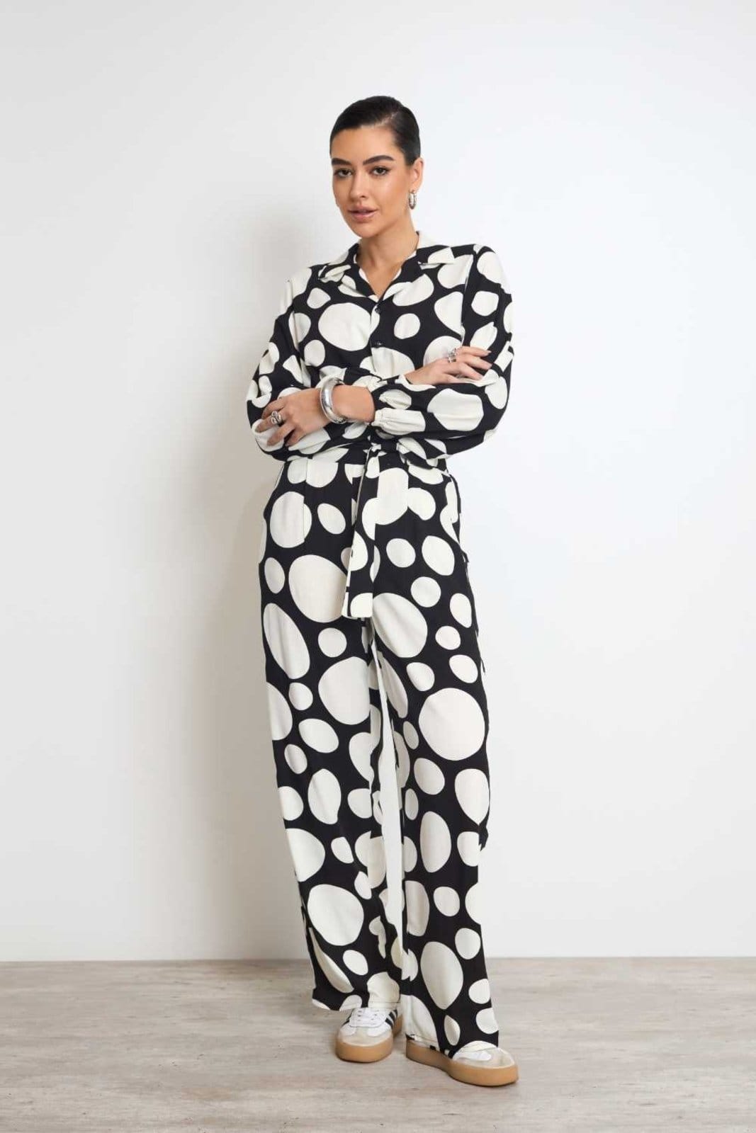 Calça Vanibele Wide Poá