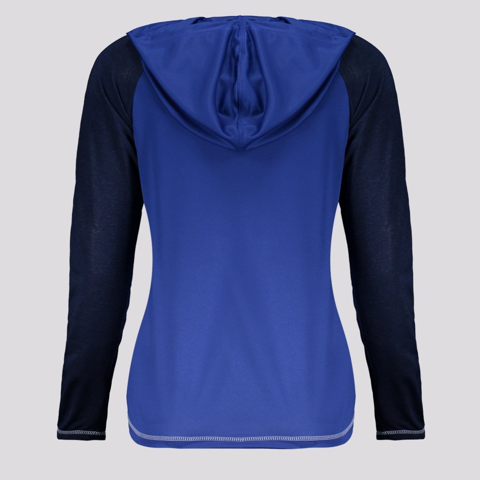 Vista 2 Camisa Manga Longa Cruzeiro Laçado Feminina braziline azul