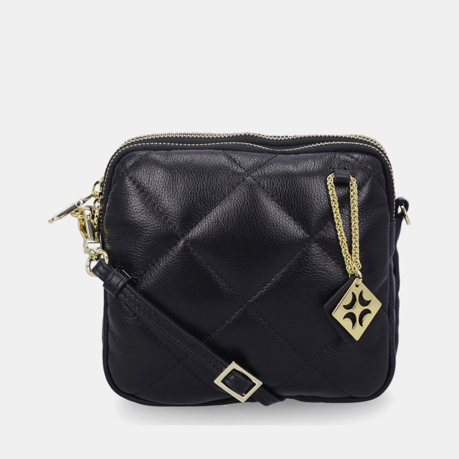 Vista principal Bolsa Tiracolo Pequena Saara - 2000453 Luz Da Lua Luz Da Lua preto