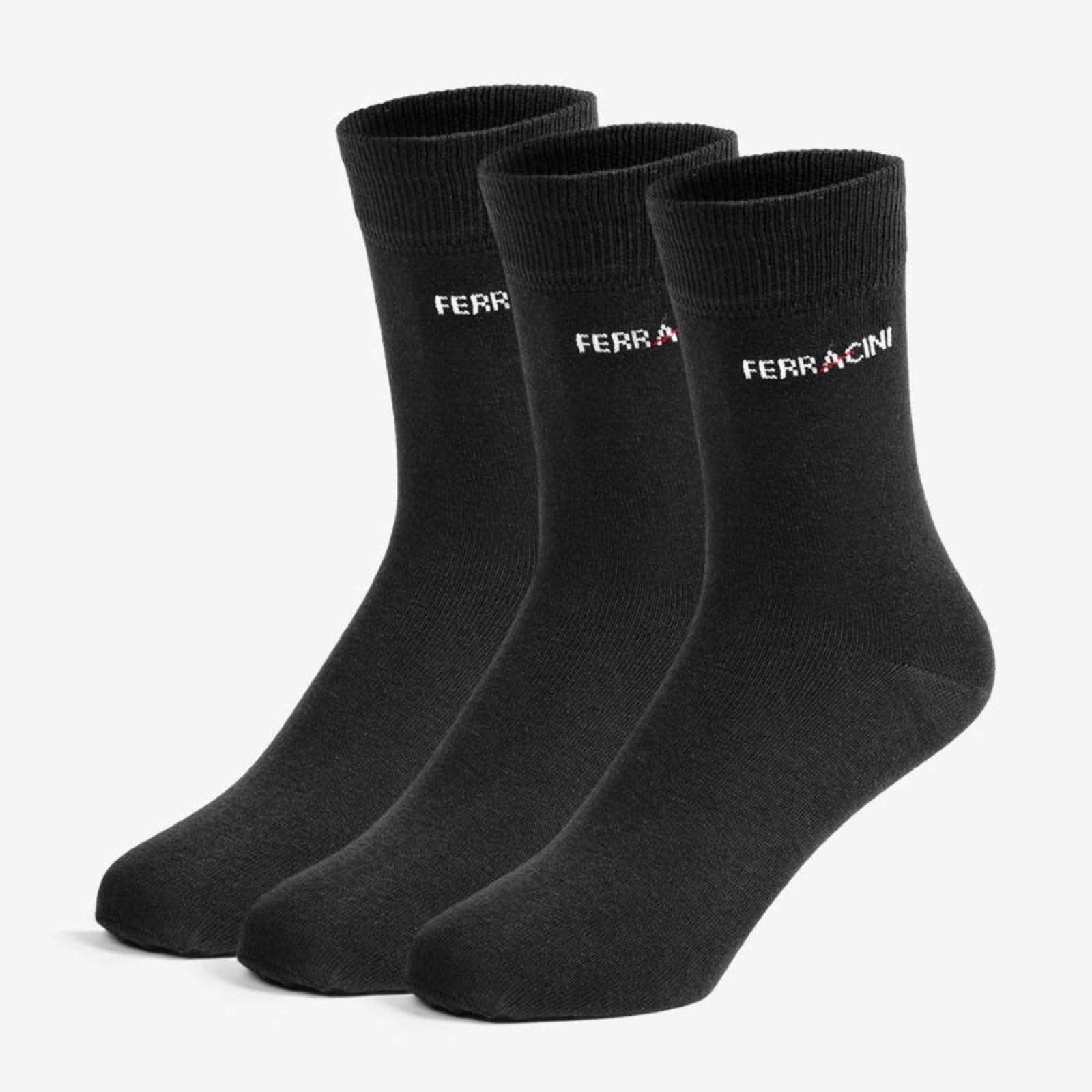 Kit de Meias Algodão Masculino Ferracini KIT BL