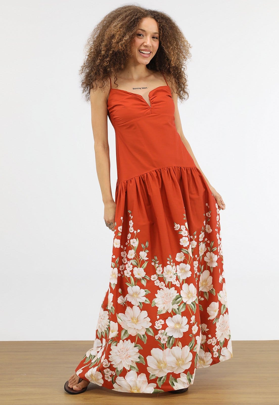 Vestido Feminino FARM Estampa Floral