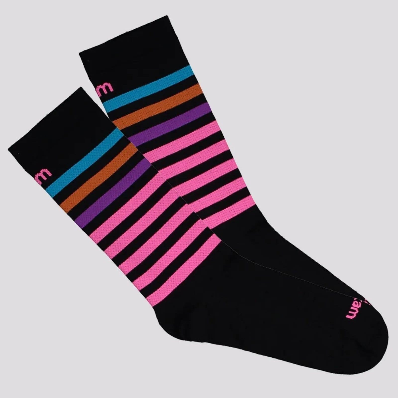 Vista 2 Kit Meias Rikam 2 Pares Feminina Rikam preto