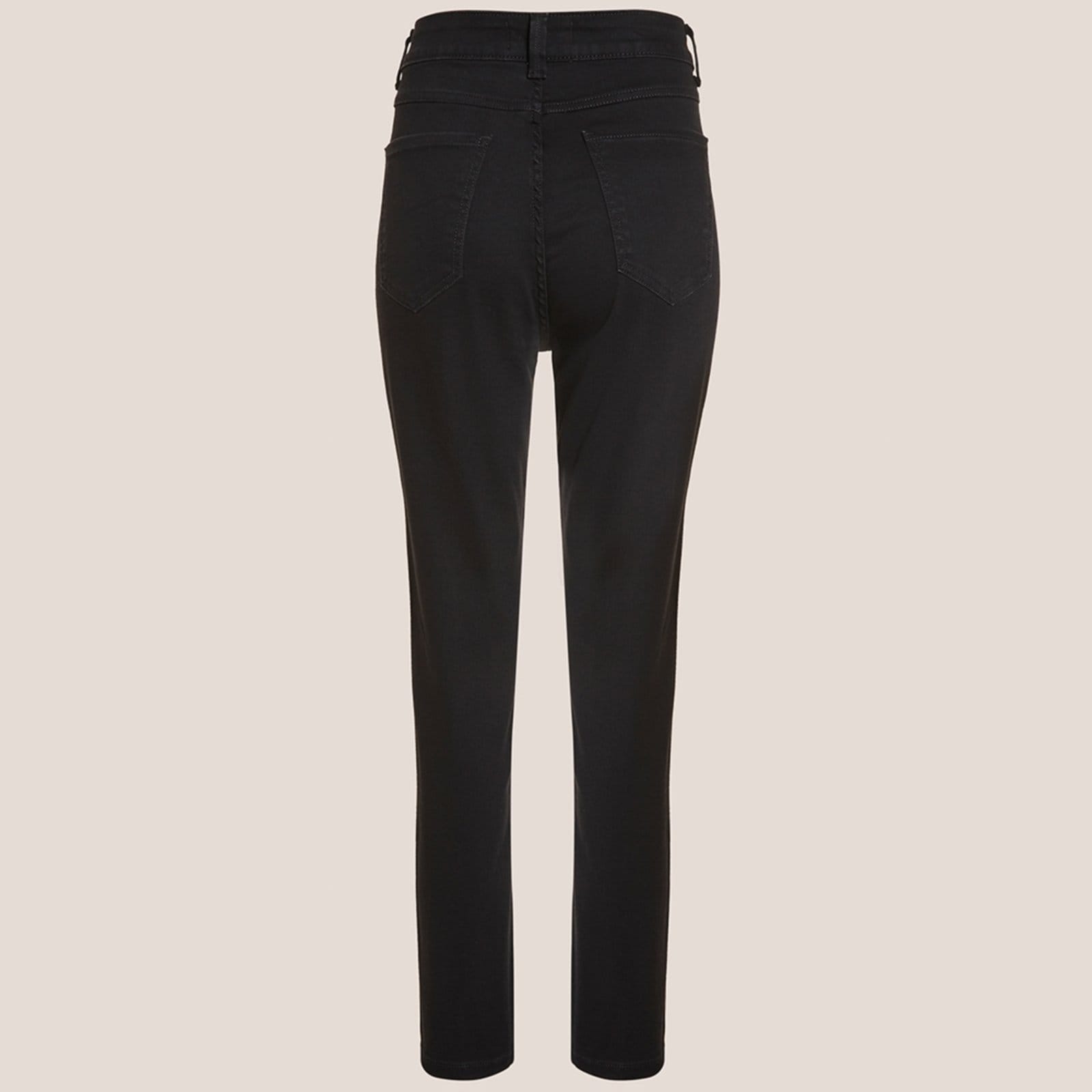 Vista 2 Calça Jeans Dudalina Cigarrete In25 Feminino Dudalina azul