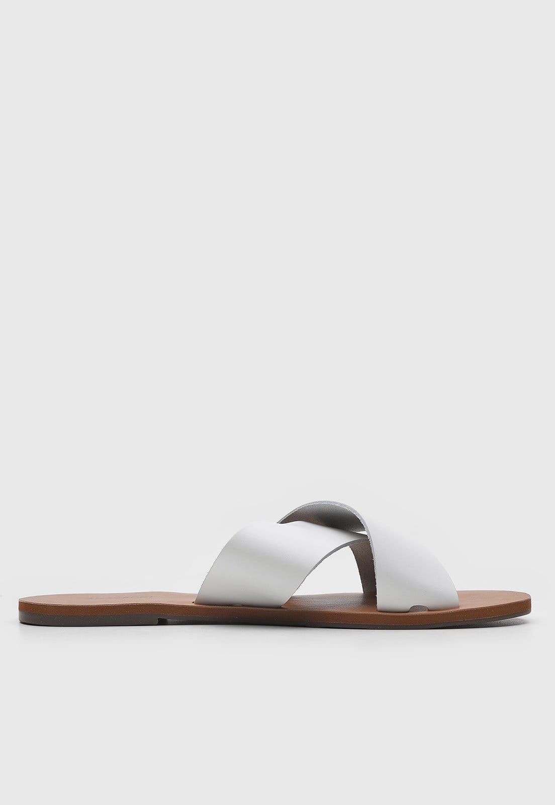 Vista 2 Rasteira Anacapri Lisa Branca Anacapri branco