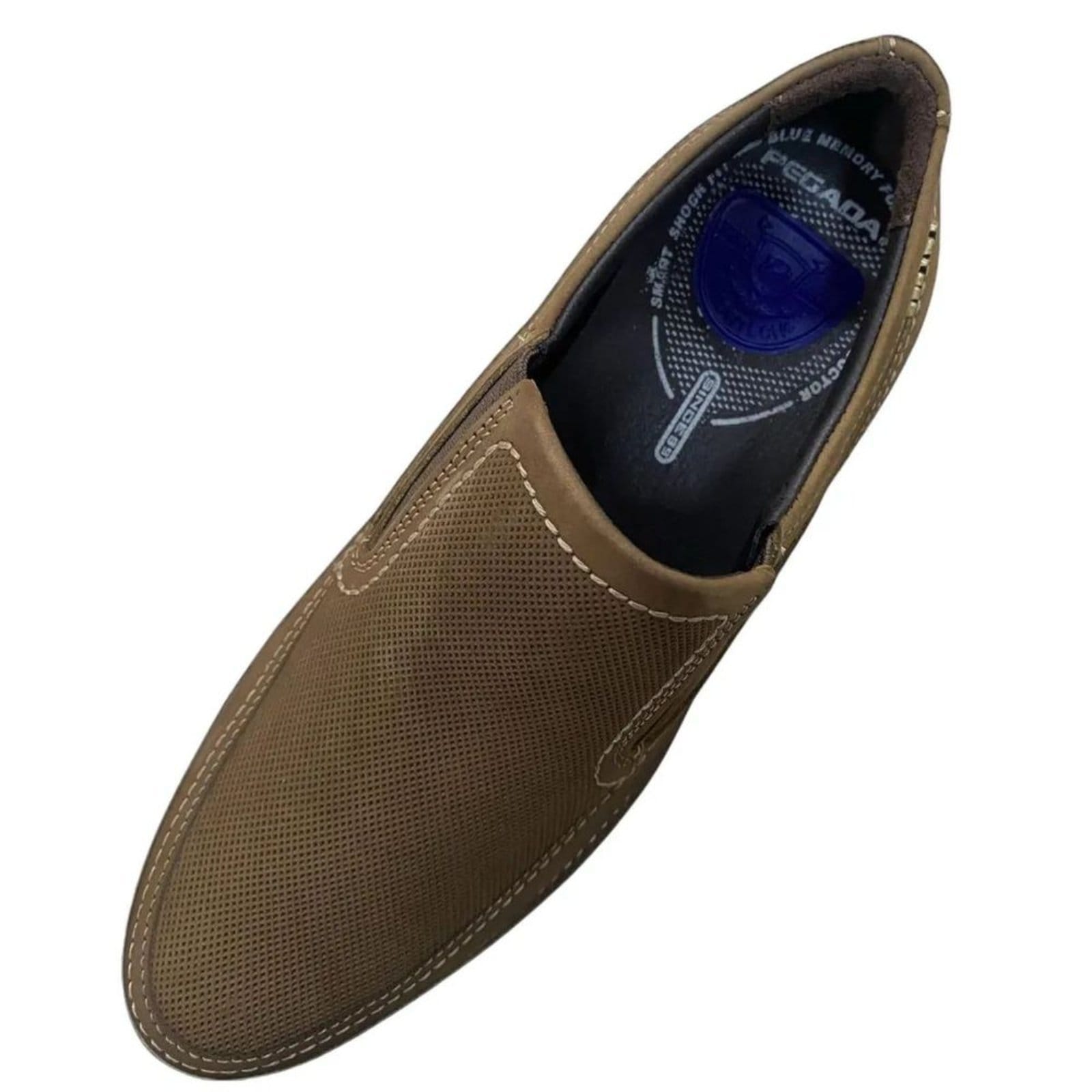 Vista 2 Sapato Masculino Esporte Fino Pegada Marrom PEGADA caramelo