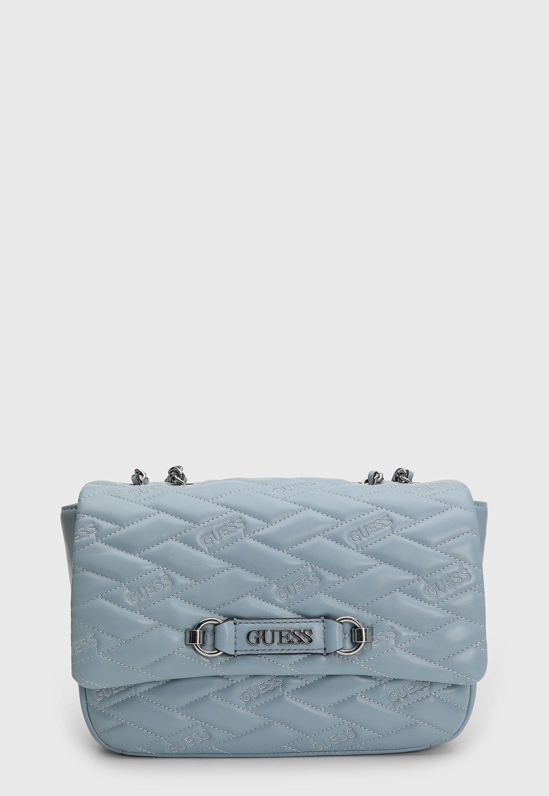 Bolsa Feminina Guess Matelassê Claro
