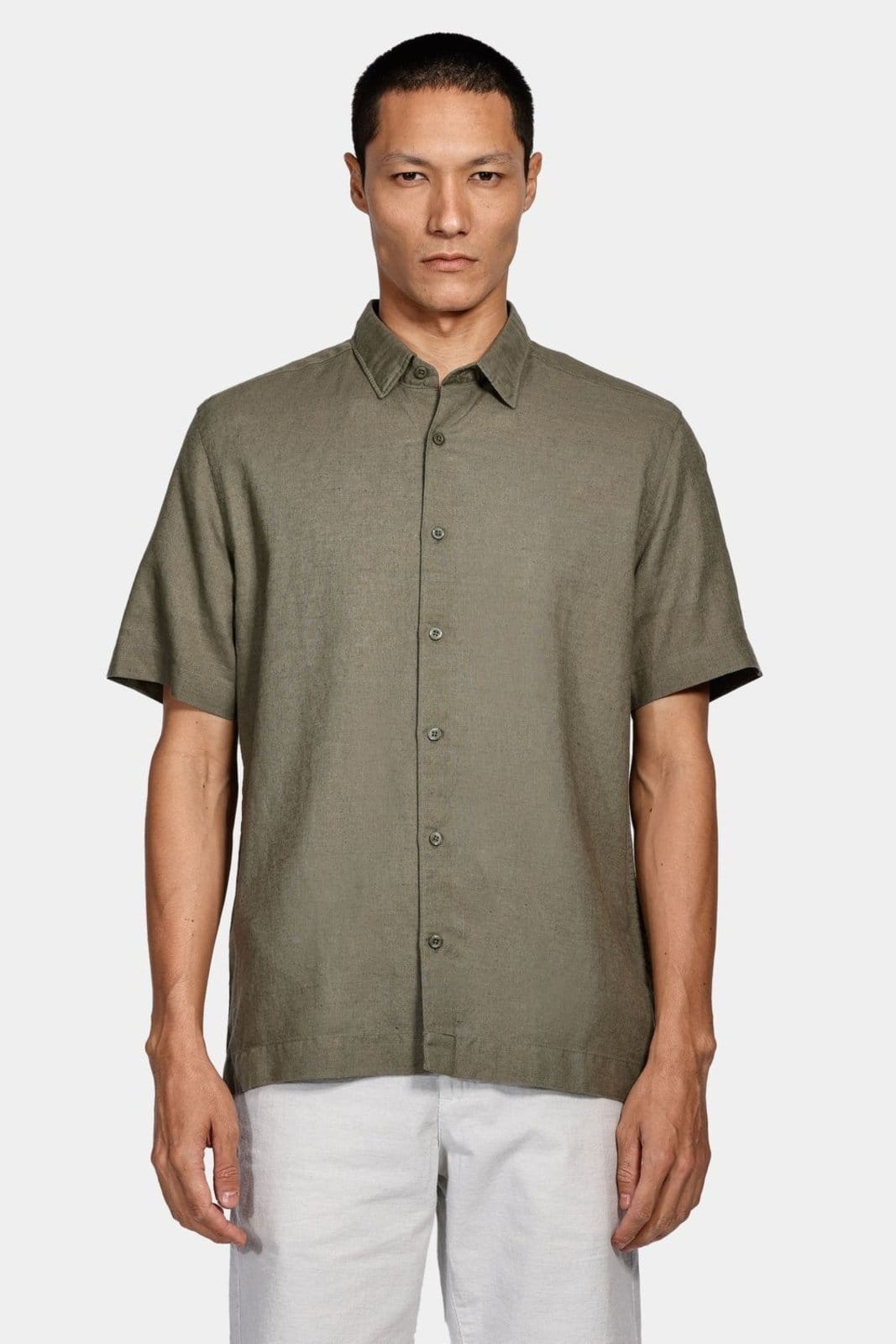 Camisa Aramis Manga Curta Regular Algodão Militar