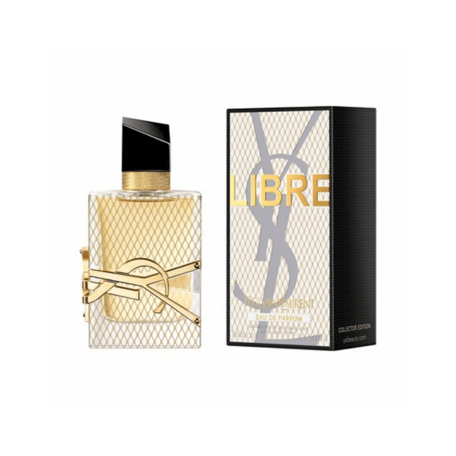Vista 2 YSL Libre Holiday Eau de Parfum - Perfume Feminino Yves Saint Laurent branco/dourado