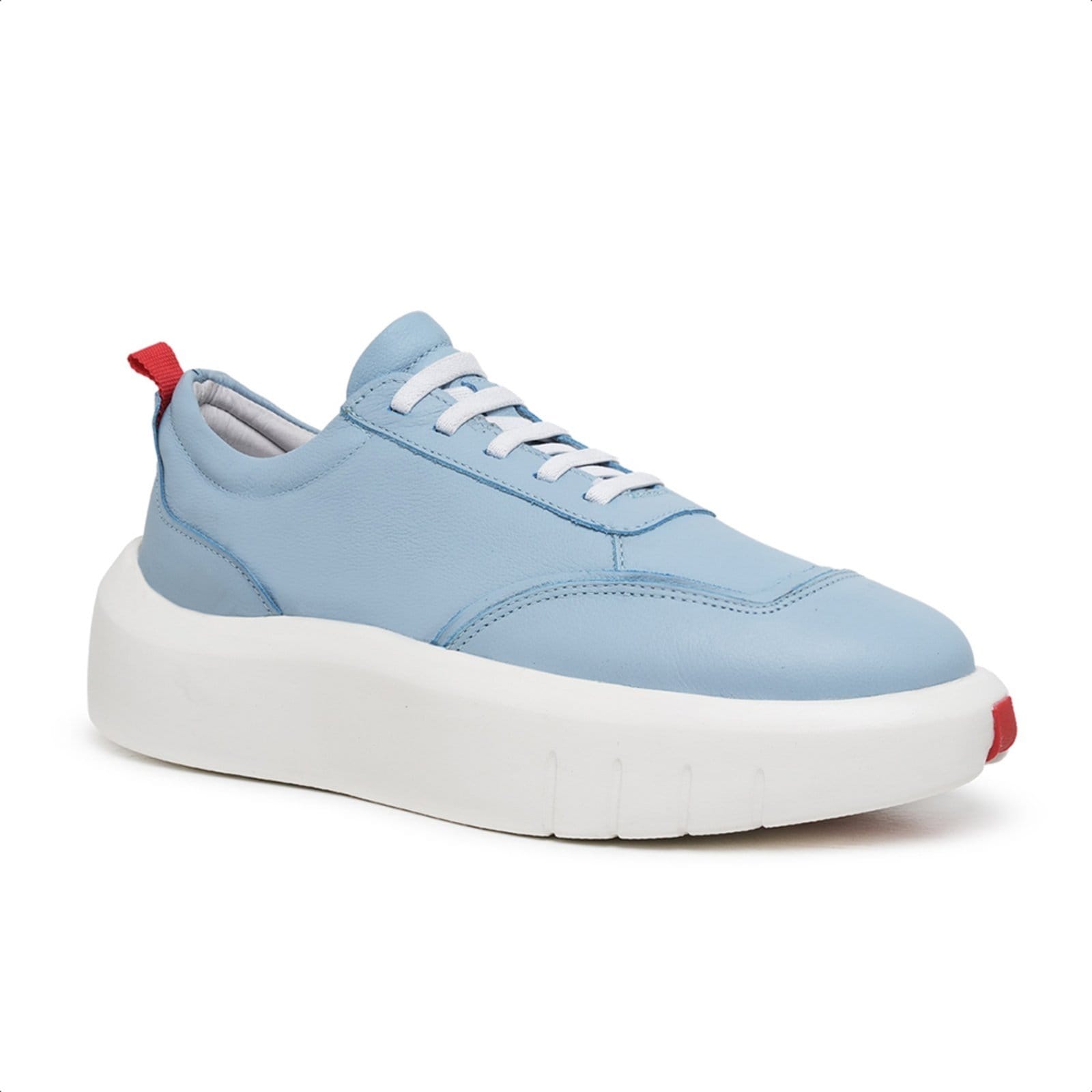 Vista principal Tênis Casual Masculino Malbork em Couro 22000AZ Malbork azul