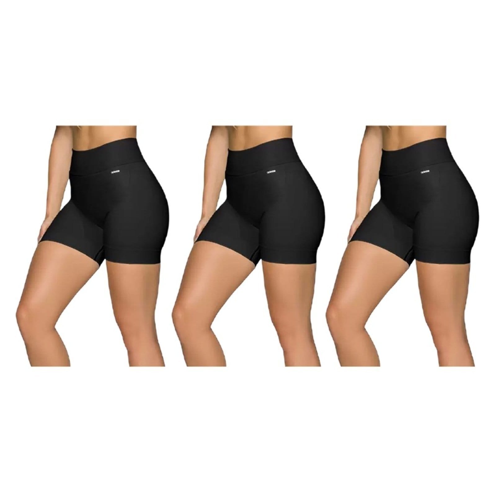 Kit 3 Shorts Selene Sem Costura Feminino