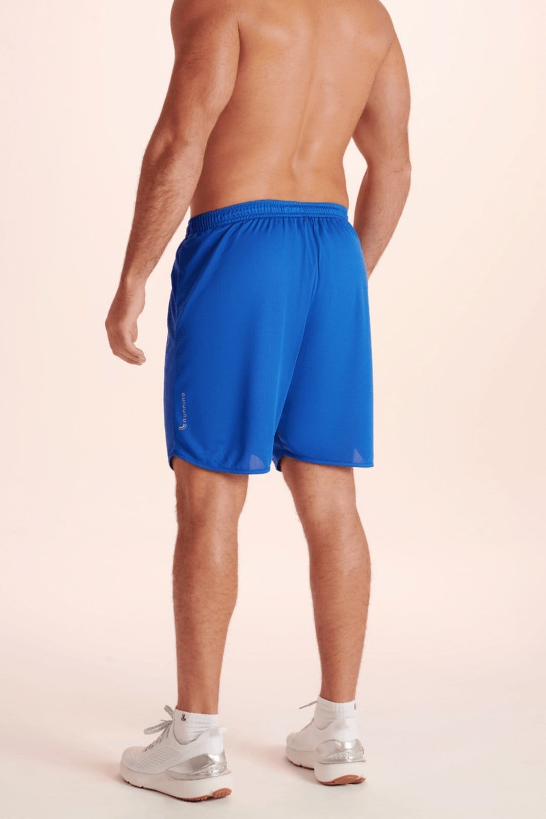 Vista 2 Short Run Lsport Detalhes Refletivos 76348 Anil Lupo azul