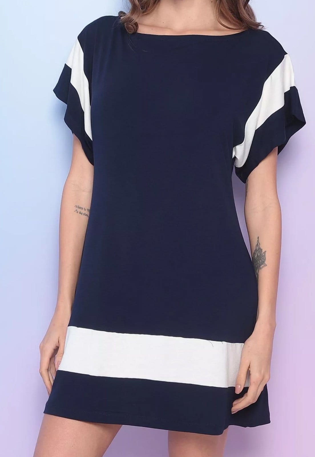 Vestido Viscolycra Maria Paes Marinho e Off White