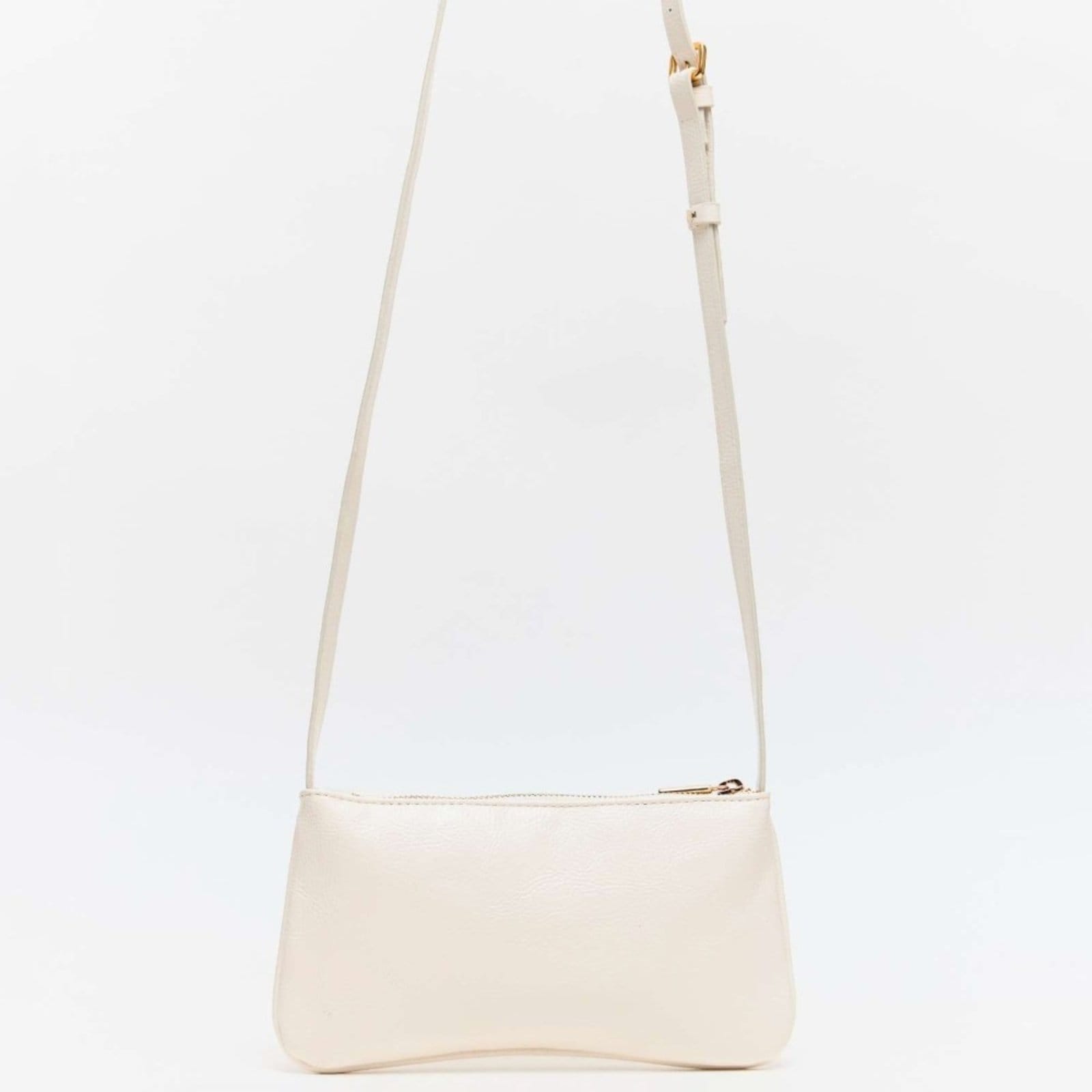 Vista 2 Bolsa Crossbody Lança Perfume Enfeit Ve26 Off White Feminino Lança Perfume amarelo white