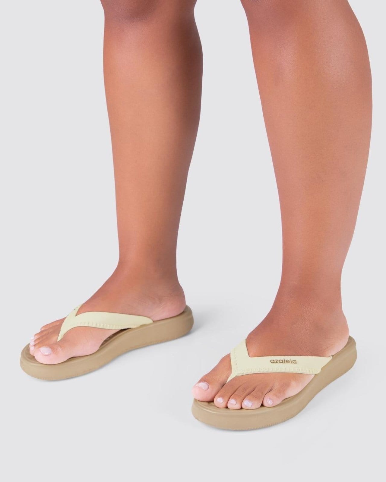 Vista 2 Sandália Plataforma Azaleia Nanda AZALEIA bege