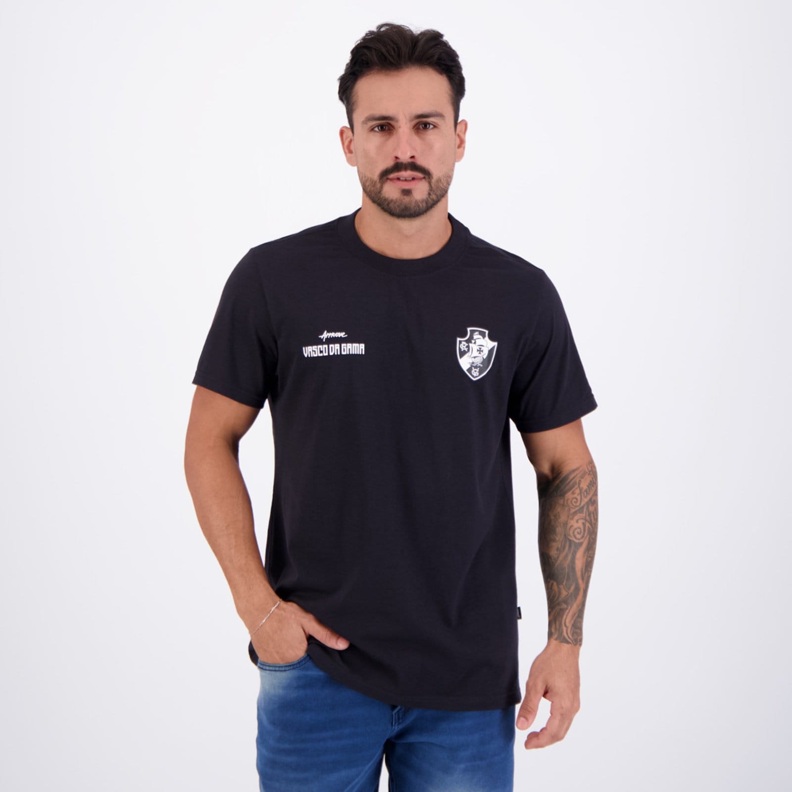 Camiseta Approve X Vasco da Gama Core Preta