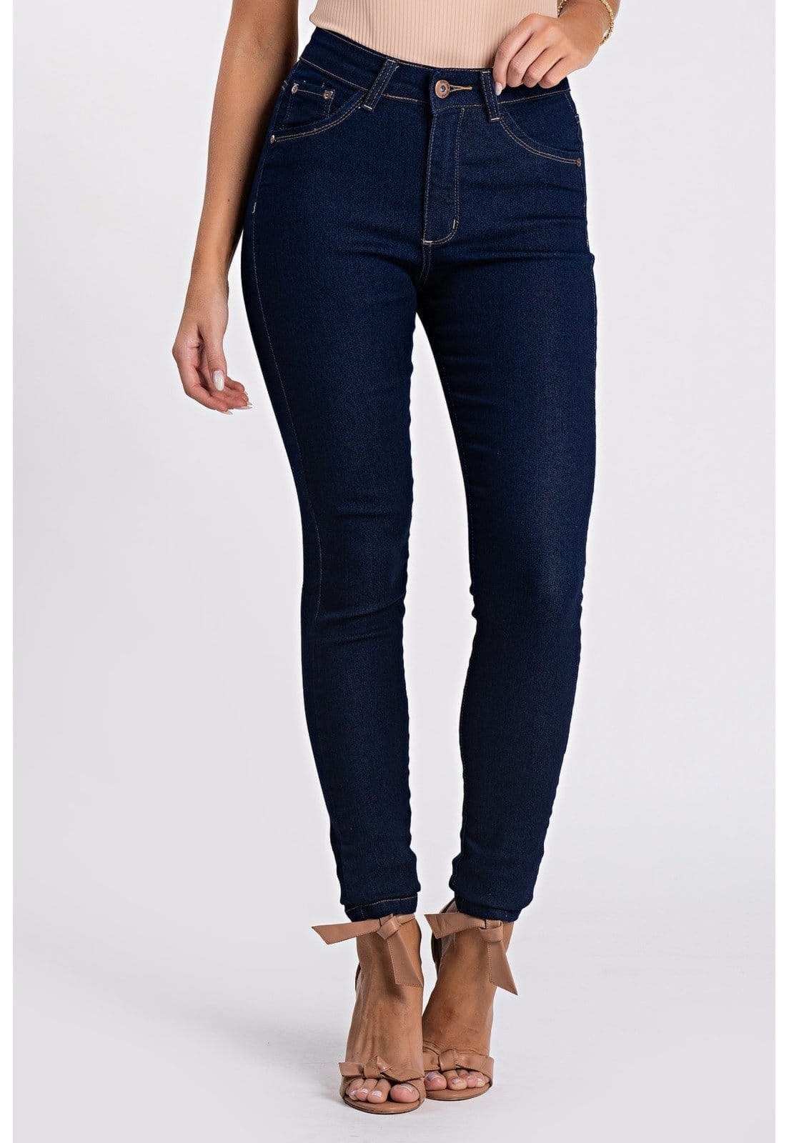 Vista principal Calça Feminina Skinny Adela NEW DENIM jeans