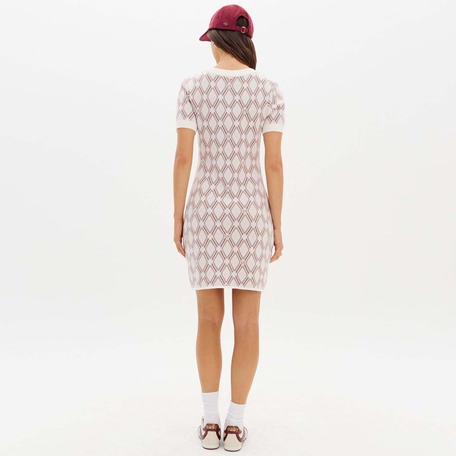 Vista 2 Vestido Curto Easy Lança Perfume Tricot Ou26 Feminino Easy Lança perfume branco