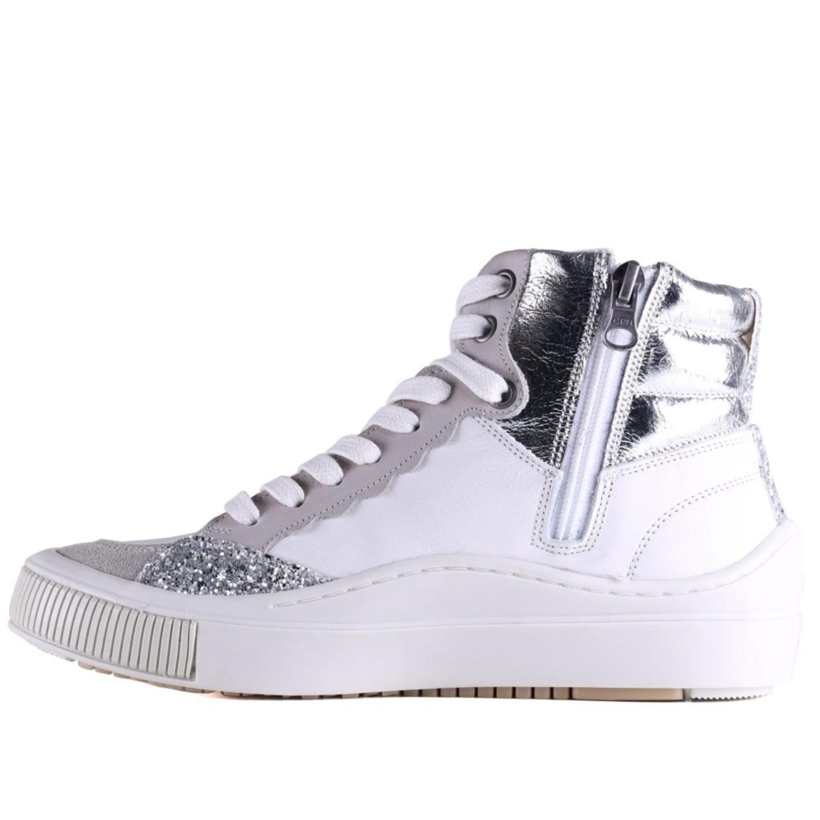 Vista 2 Tênis Feminino Zariff Cano Alto Mon001 Cinza Zariff incolor