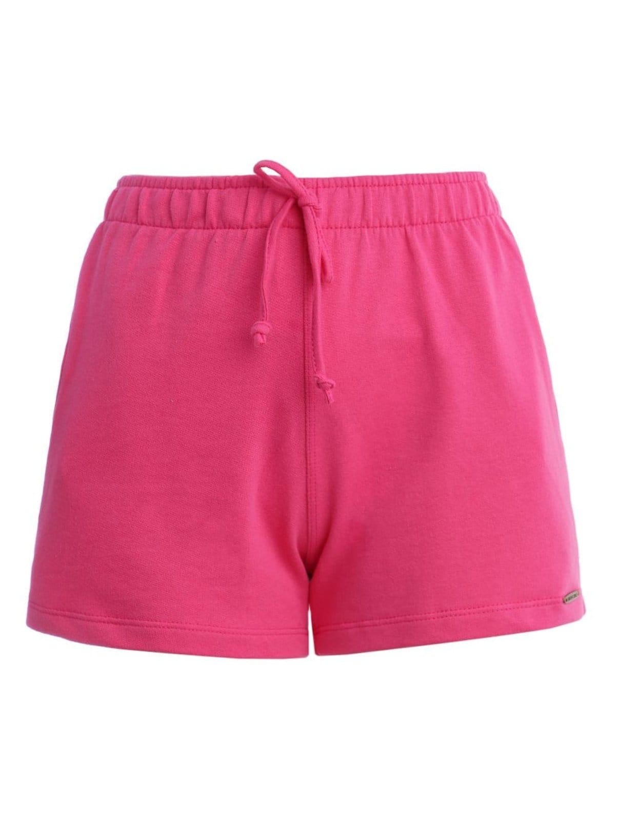 Vista principal Short Moletinho Feminino PINK Bright Girl'S rosa pink