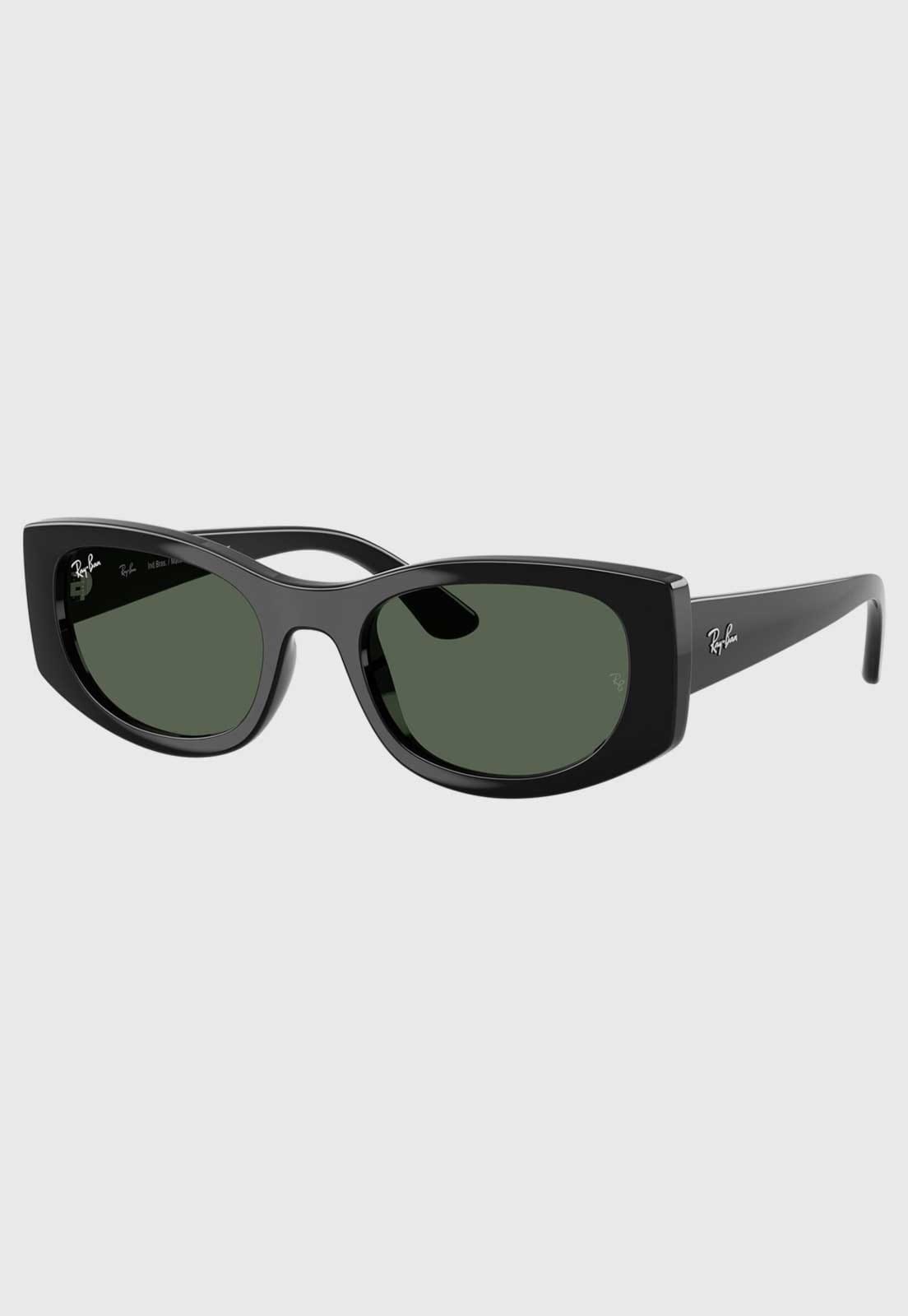 Óculos De Sol Ray-Ban 0Rb4446L Lente Verde Preto