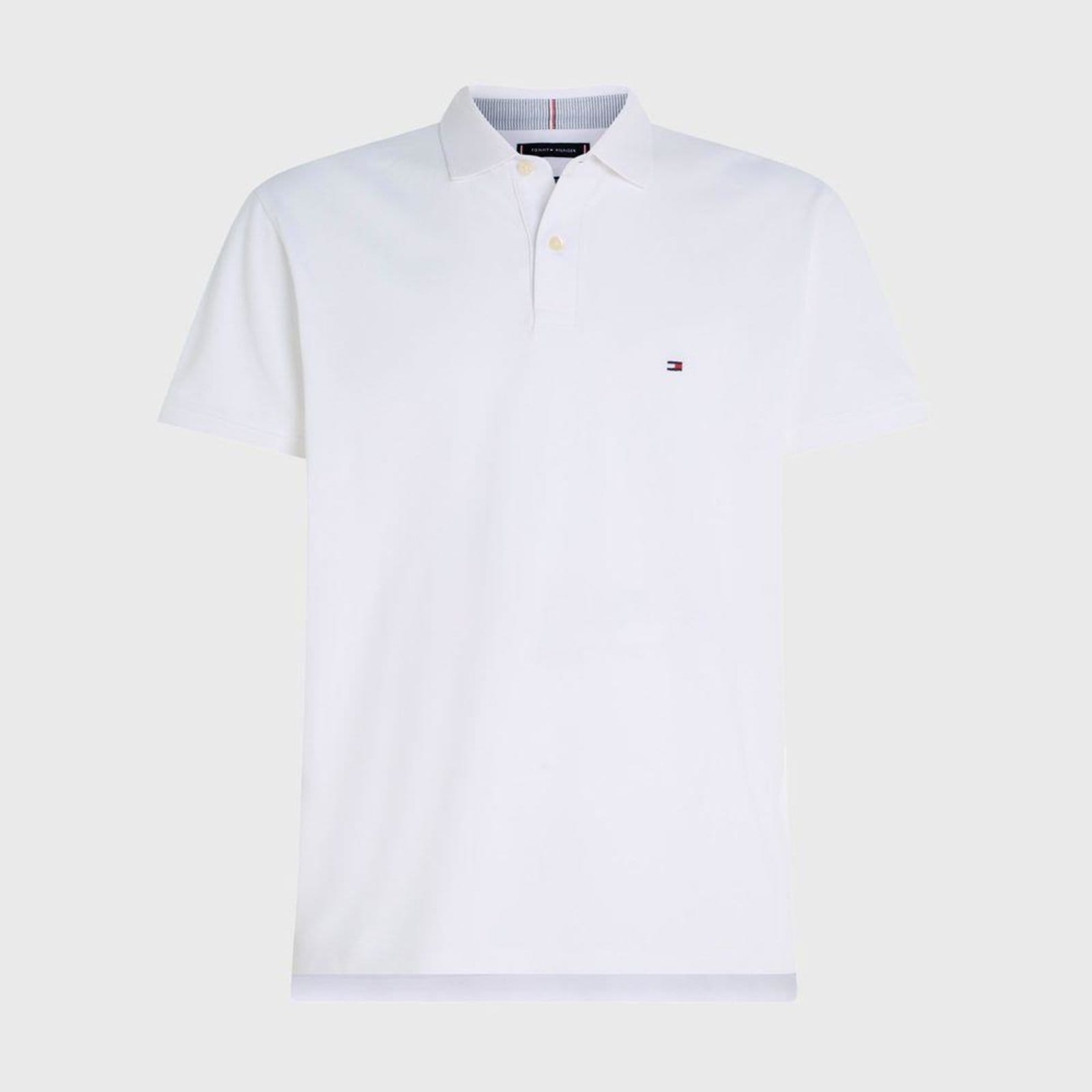Vista principal Camiseta Polo Tommy Hilfiger 1985 Slim Branca Tommy Hilfiger branco