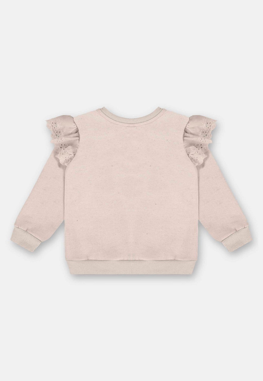 Vista 2 Infantil - Blusão Feminino em Moletom Felpado Up Baby Up Baby bege