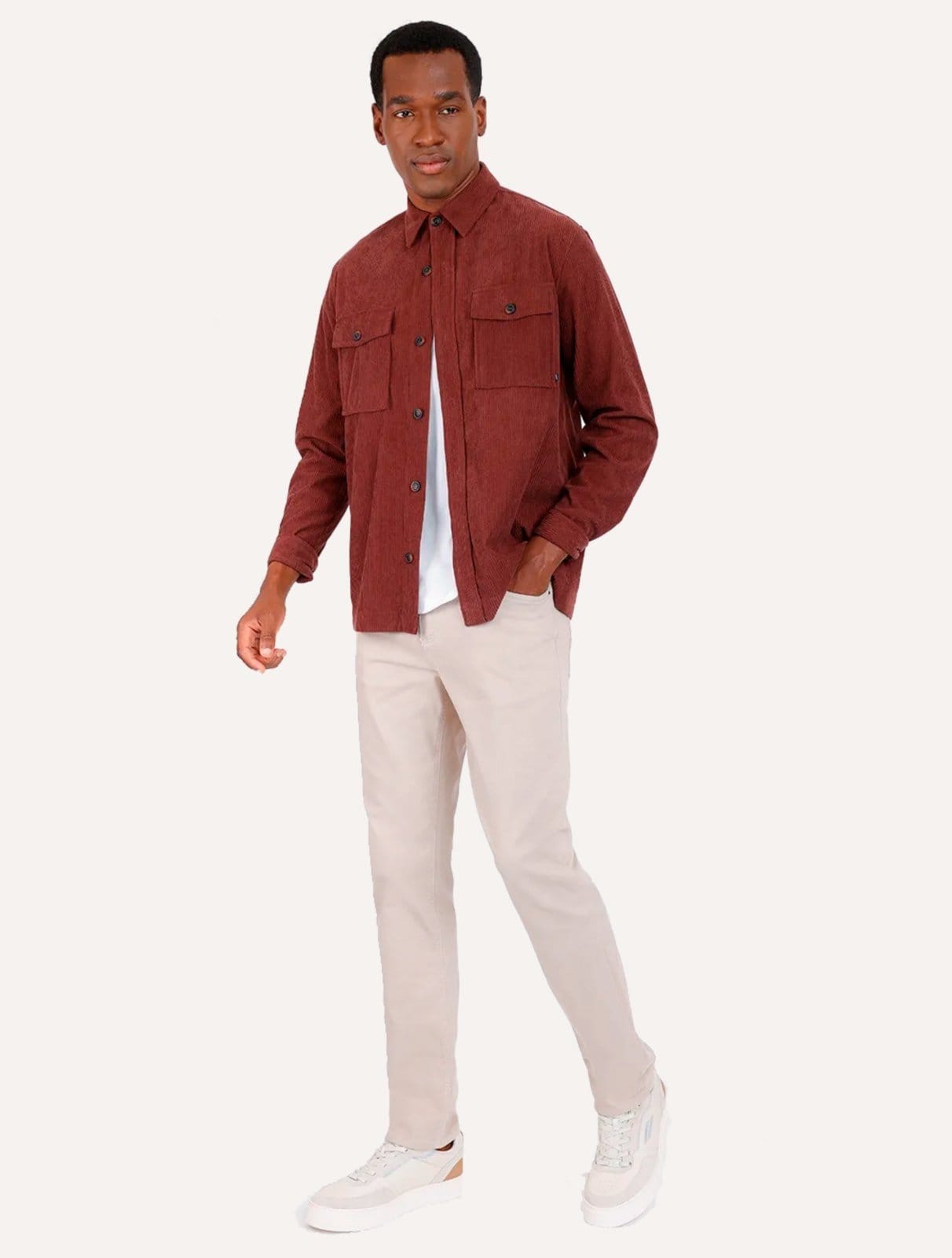 Vista 2 Tênis Aramis Masculino Couro Legacy Elevate Off-White Aramis off-white white