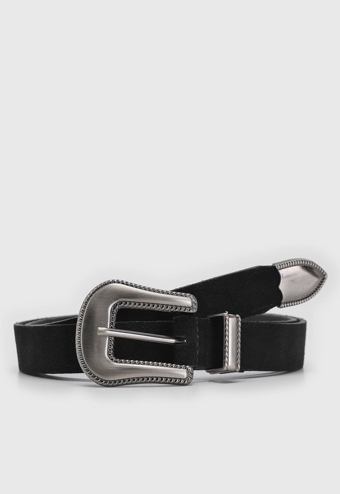 Cinto Santa Lolla Camurça Fivela Metálica