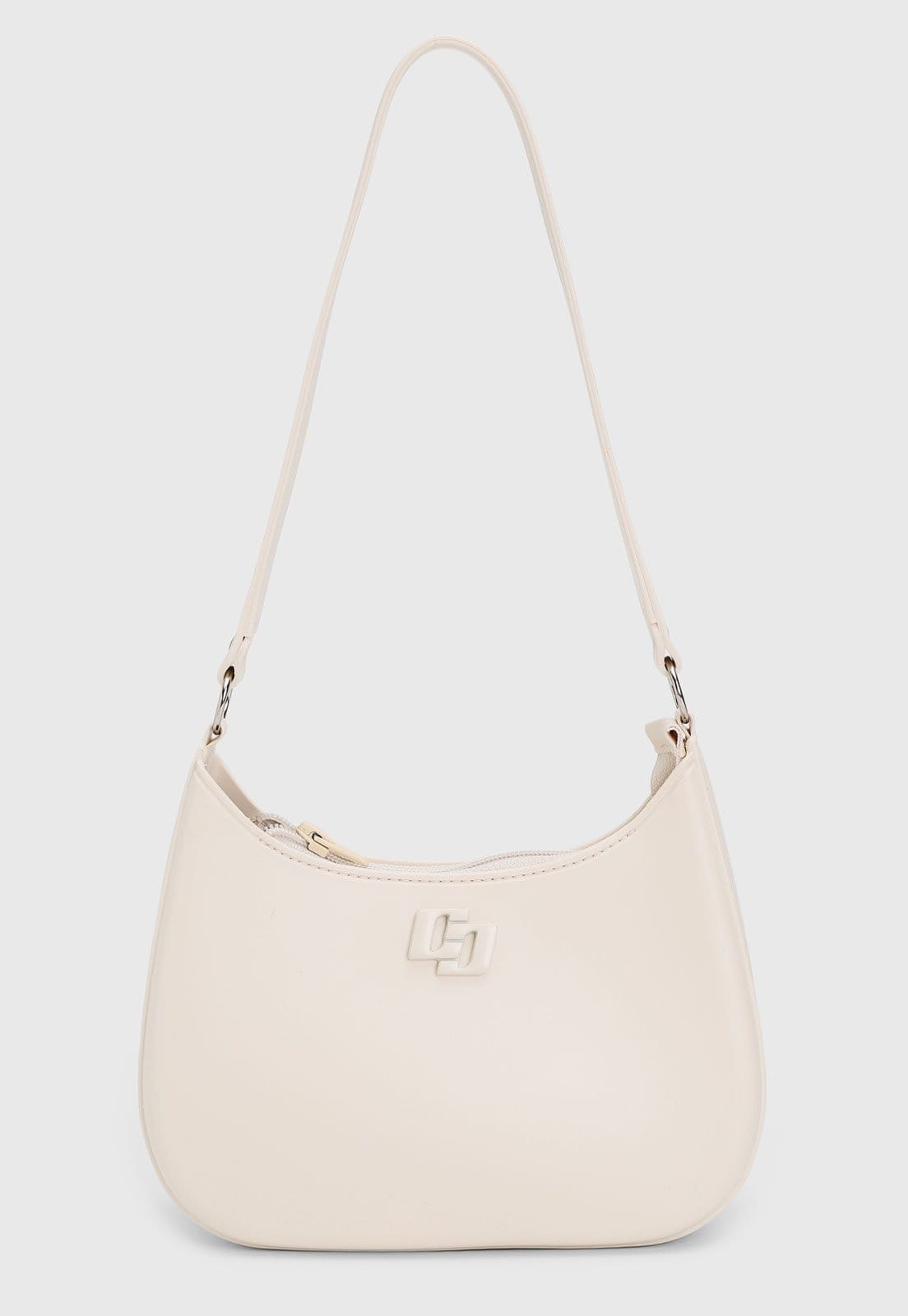 Vista principal Bolsa Feminina Colcci Média Logo Frontal Off-White Colcci off-white white