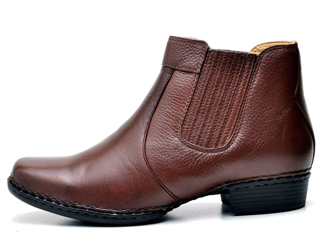 Vista 2 Bota Clube do Sapato de Franca Premium Camp Chocolate Clube do Sapato de Franca caramelo/marrom