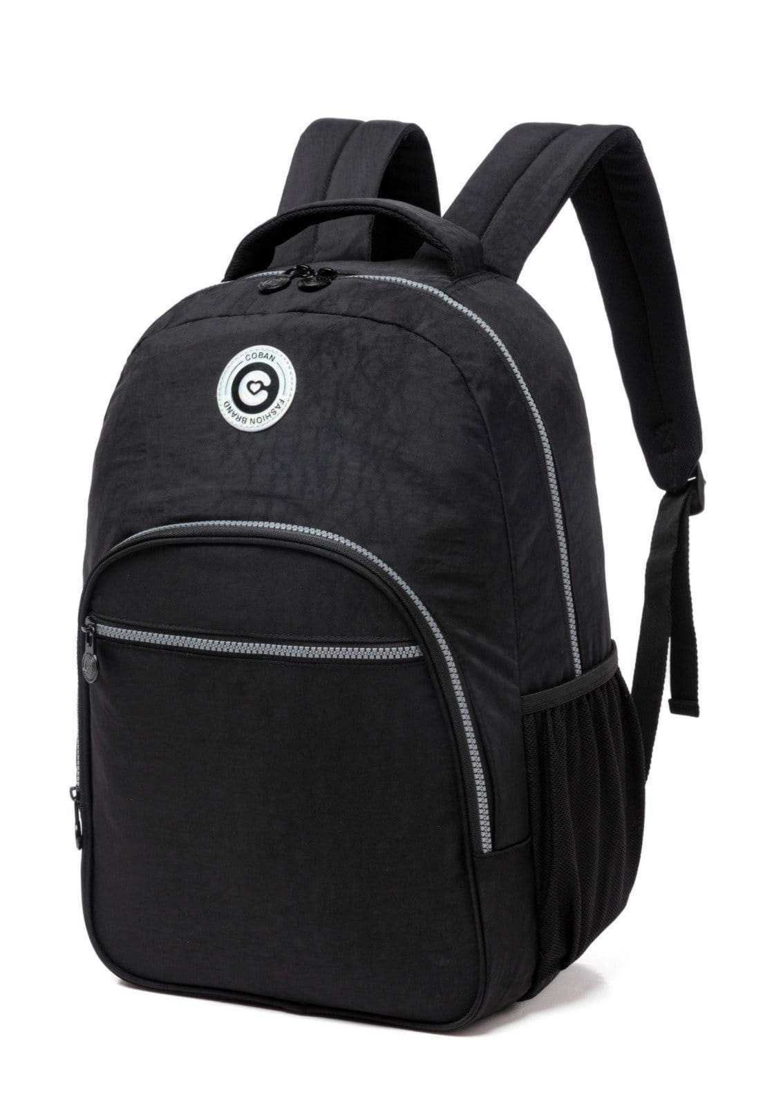 Vista 2 Mochila Coban Reforçada Moderna Escolar Faculdade COBAN preto
