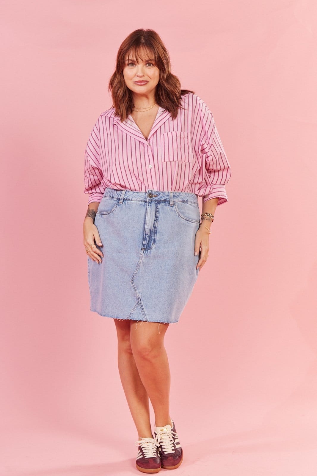 Vista principal Saia Jeans In Love Sweet Jeans In Love azul