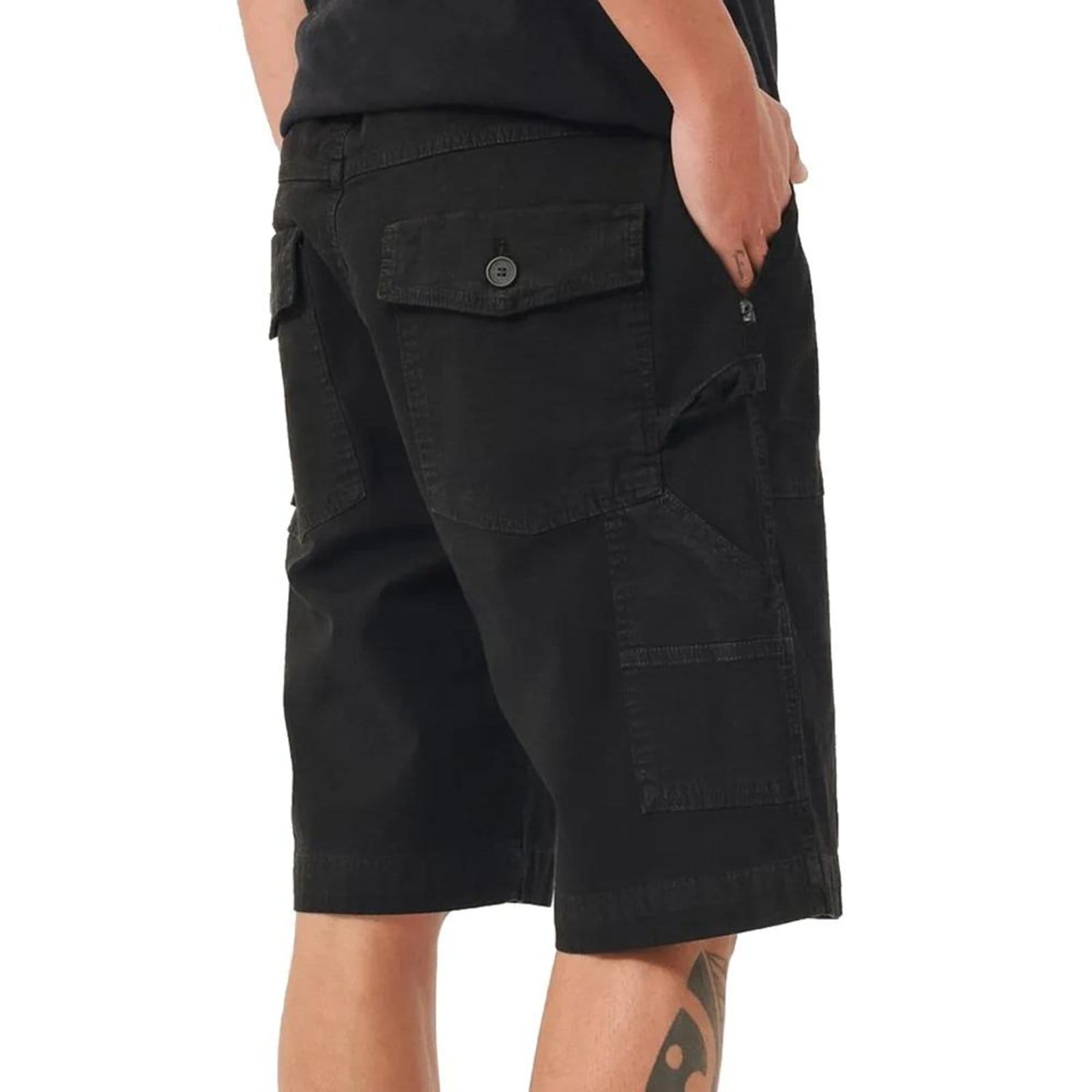 Vista 2 Bermuda MCD Sarja Loose SM26 Masculina MCD preto