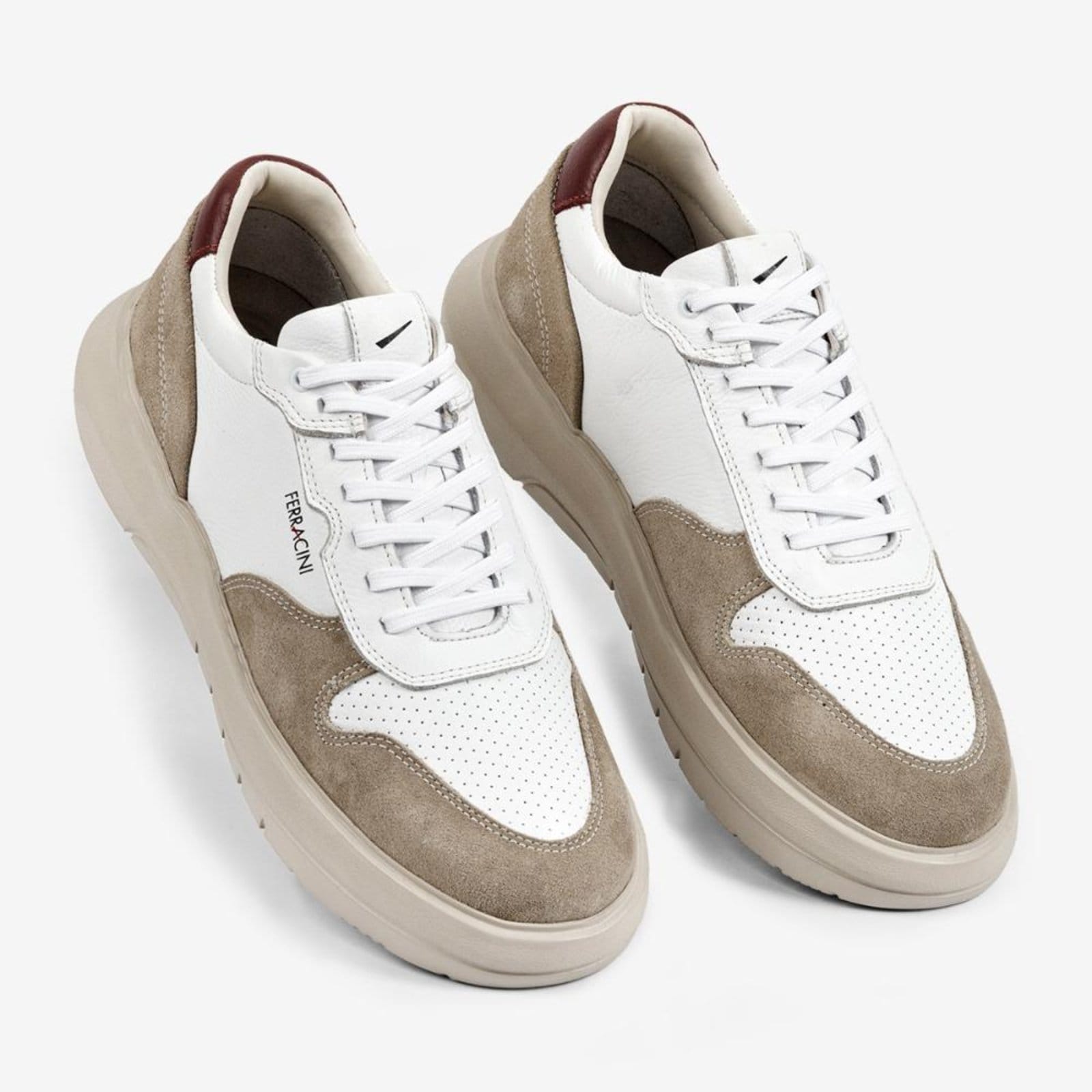 Vista 2 Sneaker Masculino Couro Energy Ferracini 8287-695D FERRACINI branco