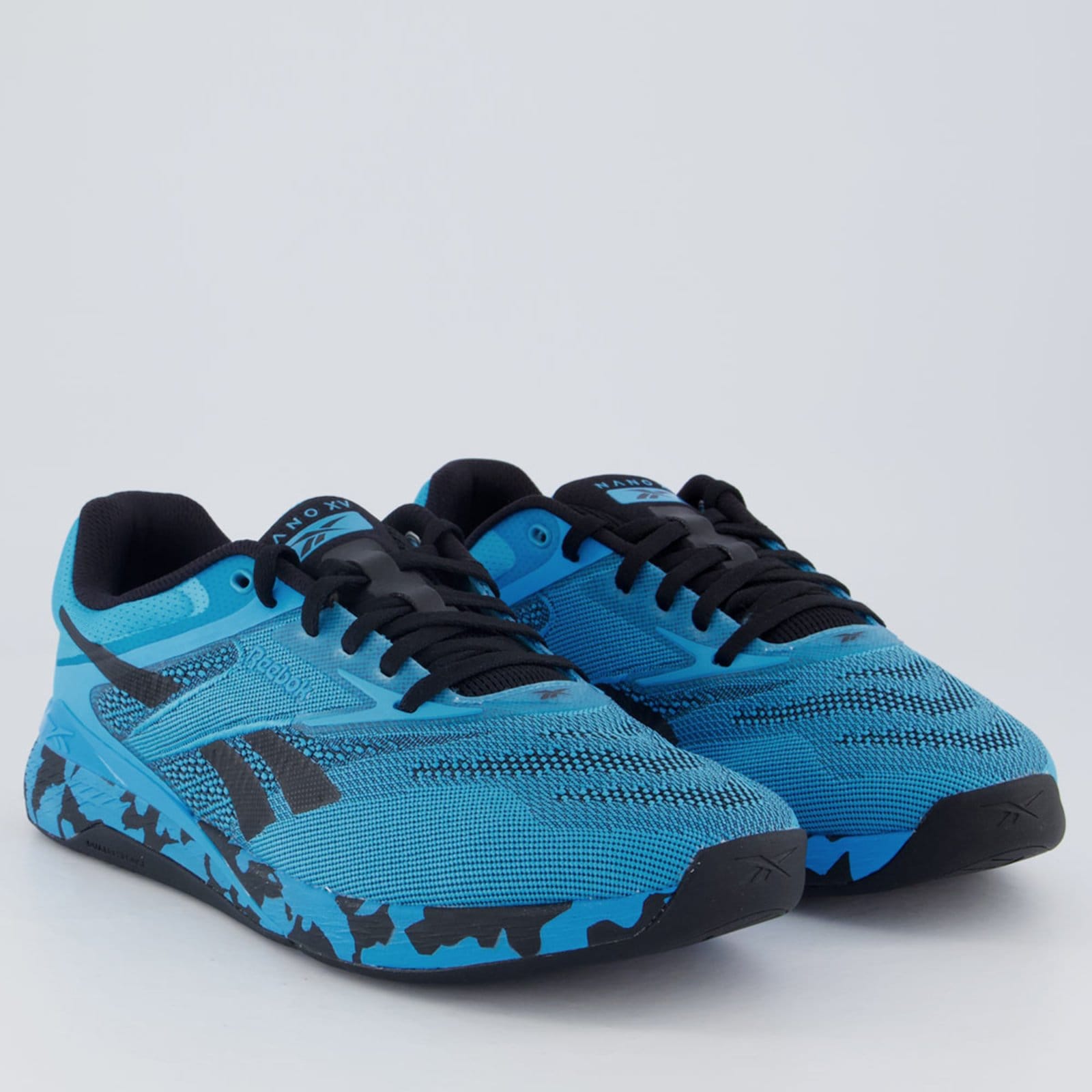 Vista 2 Tênis Reebok Nano X5 e Preto Reebok azul