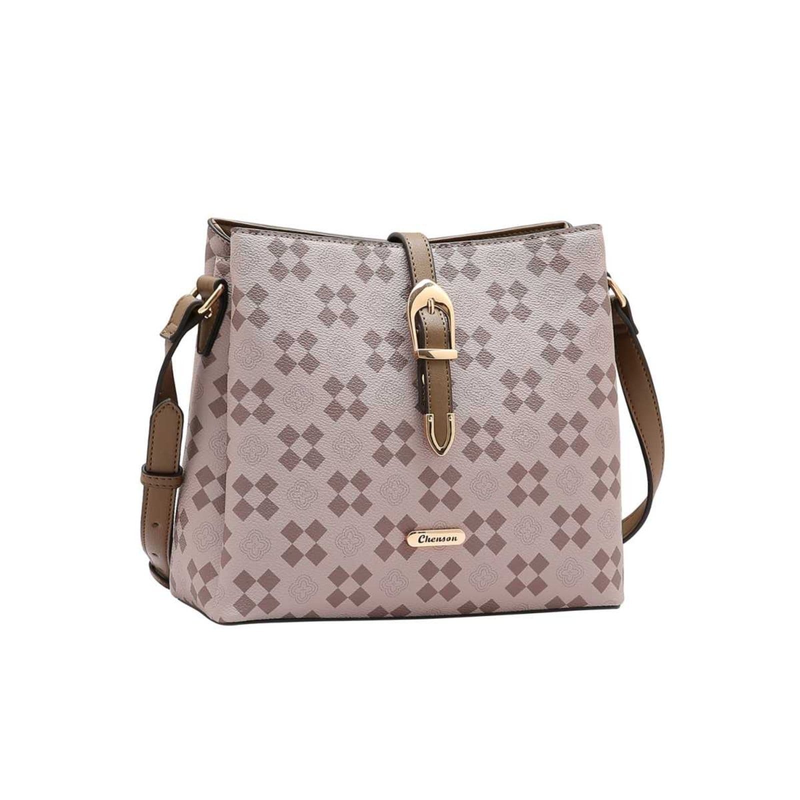 Bolsa Feminina Chenson New Elemento Gráfico 3485297 Natural